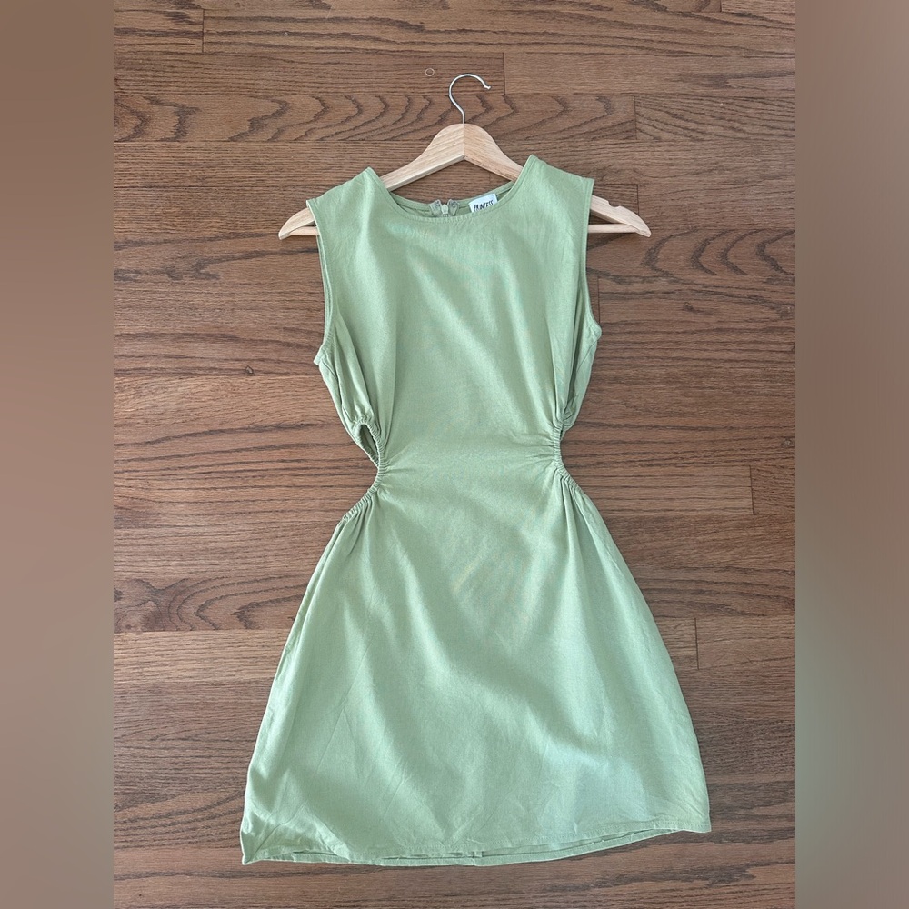 Princess Polly Mayzie Mini Dress Green - size 2 (XS)
